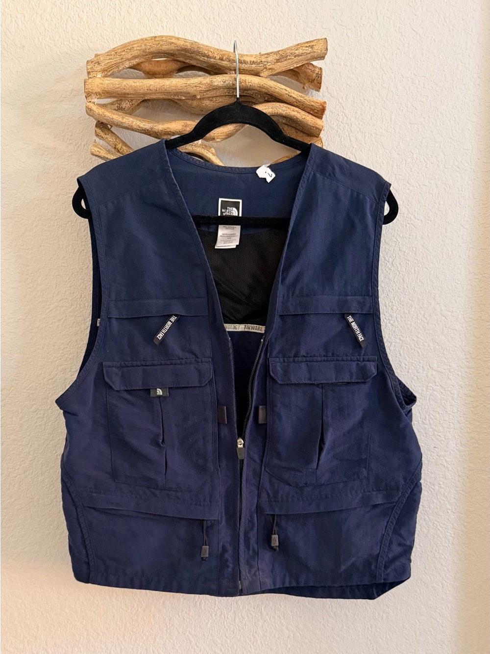 VTG The North Face Men’s Utility tech Vest gorpcore sz M navy